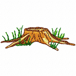 Flowers And Tree Embroidery Design 10